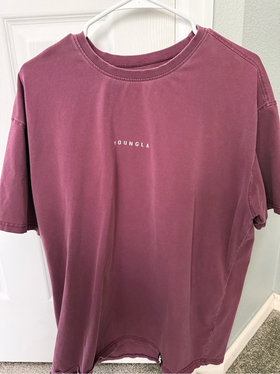 YoungLA Other - YoungLA Men's Washed Maroon Crew Tee